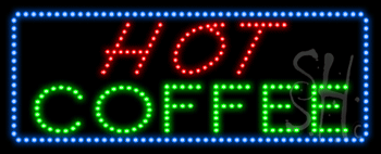 Hot Coffee Animated LED Sign
