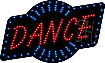 Red Dance Animated LED Sign