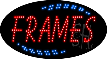 Red Frames Animated LED Sign