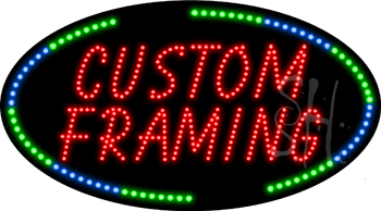Custom Framing Animated LED Sign