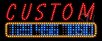 Custom Framing Animated LED Sign