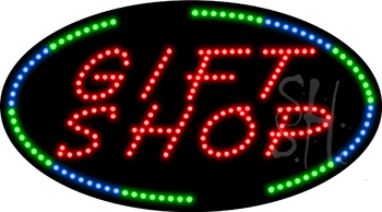 Gift Shop Animated LED Sign