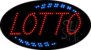 Red Lotto Animated LED Sign