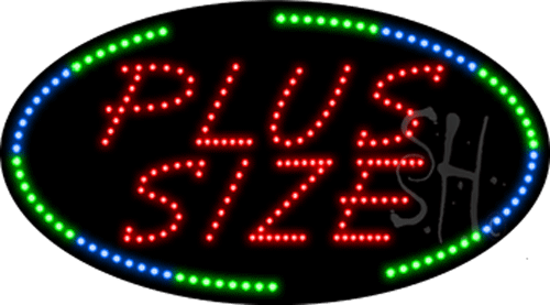 Plus Size Animated LED Sign