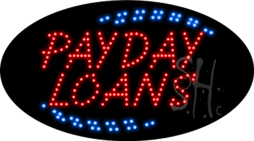 Payday Loans Animated LED Sign