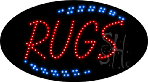 Red Rugs Animated LED Sign
