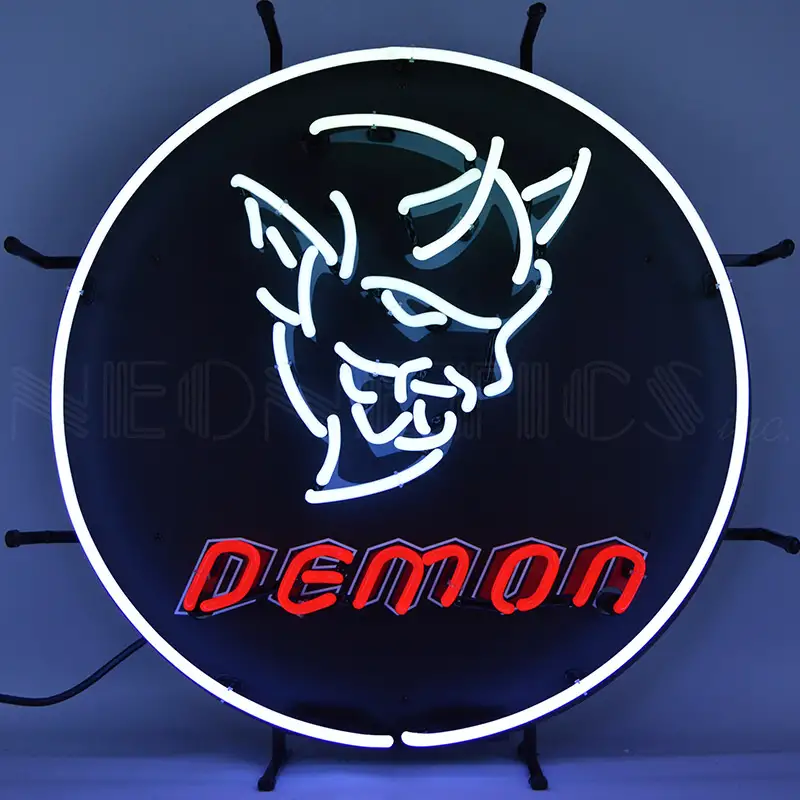 Dodge Demon Auto Neon Sign