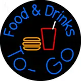 Custom Food And Drinks To Go Outdoor LED Neon Sign 2