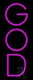 Vertical God LED Neon Sign