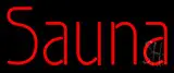 Red Sauna LED Neon Sign