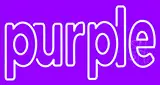Purple LED Neon Sign
