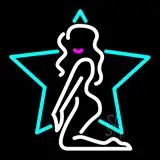 Girls Star LED Neon Sign