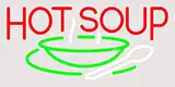 Hop Soup Clear Backing LED Neon Sign