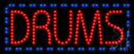 Drums Animated Led Sign