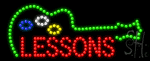 Music Lessons Animated Led Sign