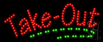 Take Out Animated Led Sign
