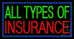 All Types Of Insurance Animated Led Sign