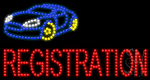 Auto Registration Animated Led Sign