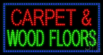 Carpet And Wood Floors Animated Led Sign
