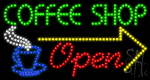 Coffee Shop Open Animated Led Sign