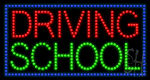 Driving School Animated Led Sign