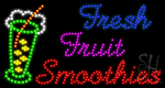 Fresh Fruit Smoothies Animated Led Sign