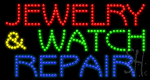 Jewelry And Watch Repair Animated Led Sign