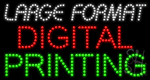 Large Format Digital Printing Animated Led Sign
