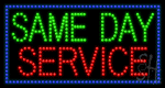 Same Day Service Animated Led Sign