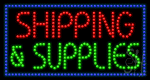 Shipping And Supplies Animated Led Sign
