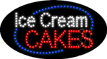 Ice Cream Cakes Animated Led Sign