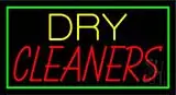 White Red Dry Cleaners LED Neon Sign