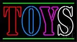 Multicolored Toys Green Border LED Neon Sign