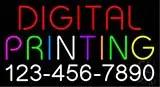 Digital Printing with Phone Number LED Neon Sign