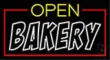 Red Open Yellow Bakery LED Neon Sign