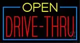 Red Open Green Drive-Thru LED Neon Sign