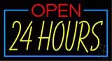 24 Hours LED Neon Sign