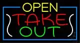 Open Take Out LED Neon Sign