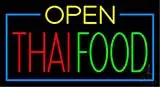 Open Thai Food LED Neon Sign