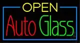 Red Open Yellow Auto Glass LED Neon Sign