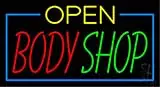 Open Body Shop LED Neon Sign