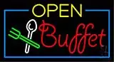 Open Buffet LED Neon Sign