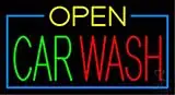 Open Car Wash Block LED Neon Sign