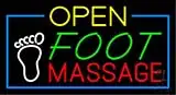 Open Foot Massage LED Neon Sign