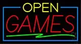 Open Games LED Neon Sign
