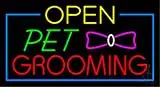 Pet Grooming Open LED Neon Sign