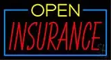 Green Open Insurance LED Neon Sign