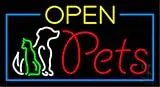 Open Pets LED Neon Sign