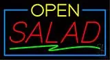 Open Double Stroke Salad LED Neon Sign