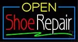 Open Shoe Repair LED Neon Sign